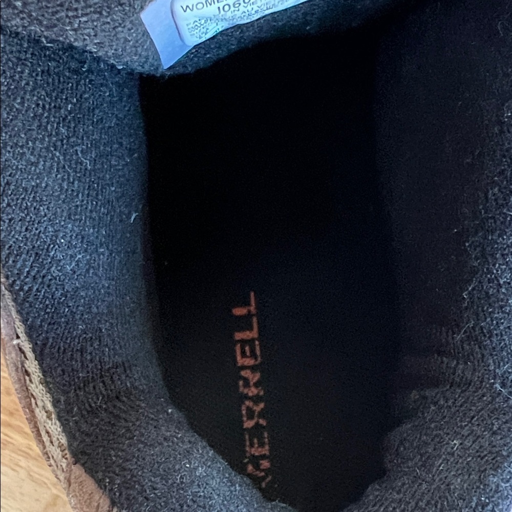 Merrell Brown and Purple Athletic Hiking Shoes - Picture 8 of 16